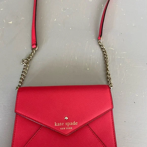 Kate Spade Vibrant Red Crossbody Bag - Picture 1 of 7